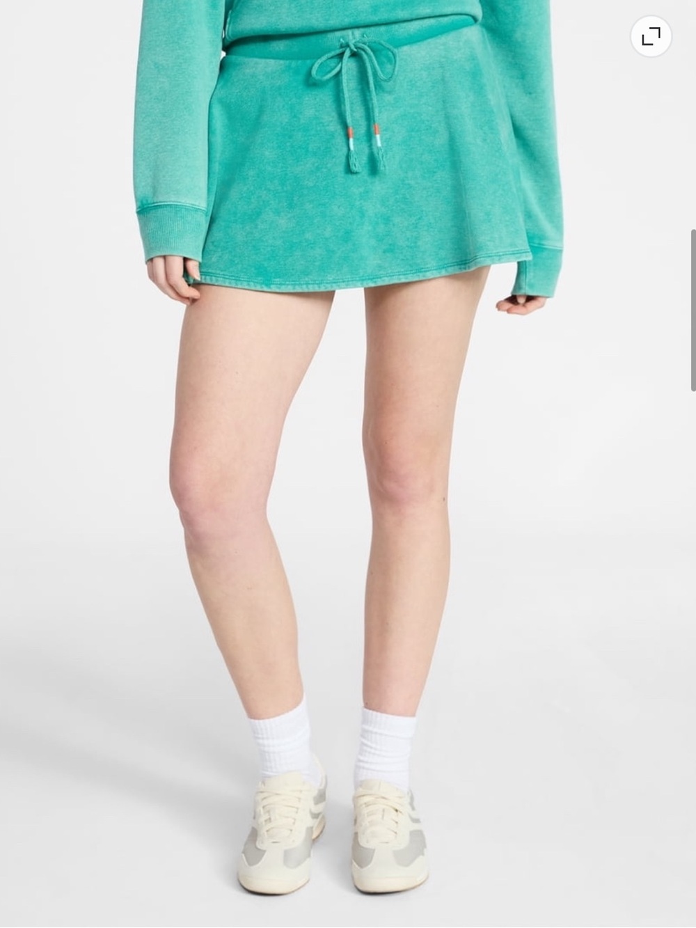No Boundaries Teal Mini Skirt